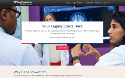 UT Southwestern Medical School Recruitment Microsite