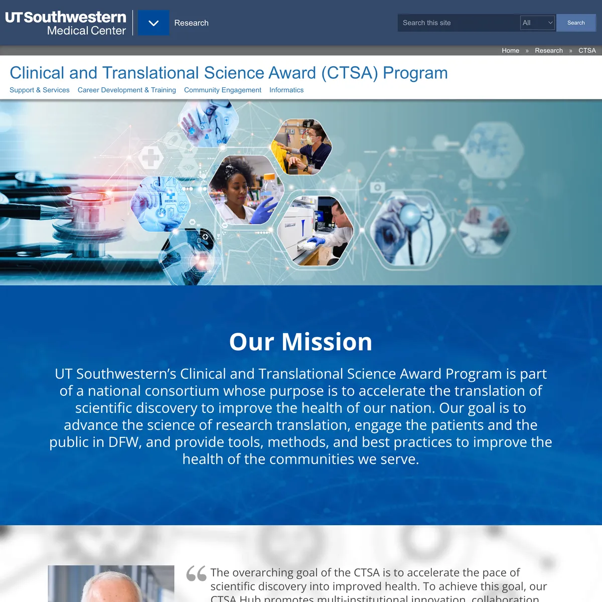 Clinical and Translational Science Award (CTSA) Program