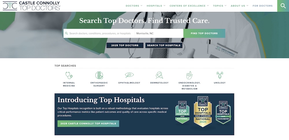 Castle Connolly homepage